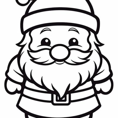 10 Free Printable Santa Coloring Pages For Kids Kidscoloring