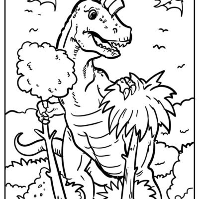 100 Dinosaur Coloring Pages 100 Free Printables