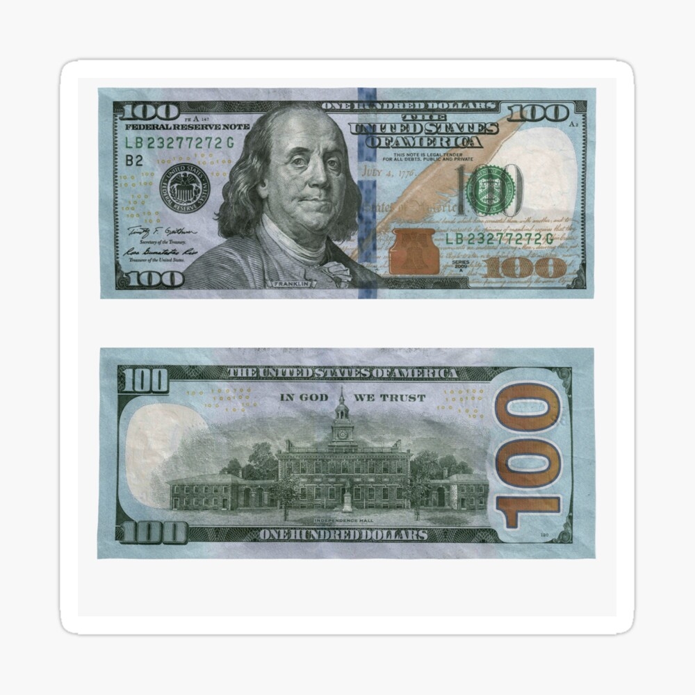 printable 100 dollar bill
