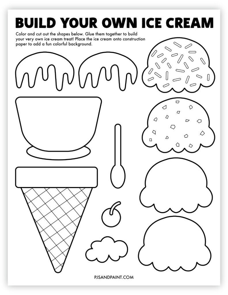 100 Free Craft Printables For Kids A Craft Template Website Worksheets Library