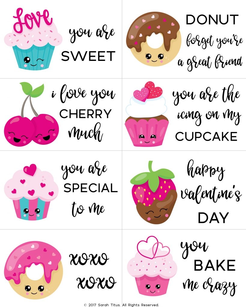 childrens valentines day cards printable