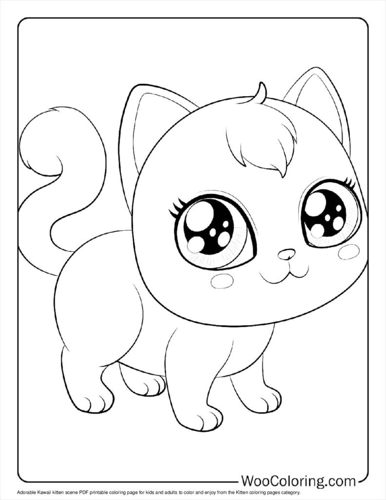 printable kitten coloring pages printable kitten coloring pages