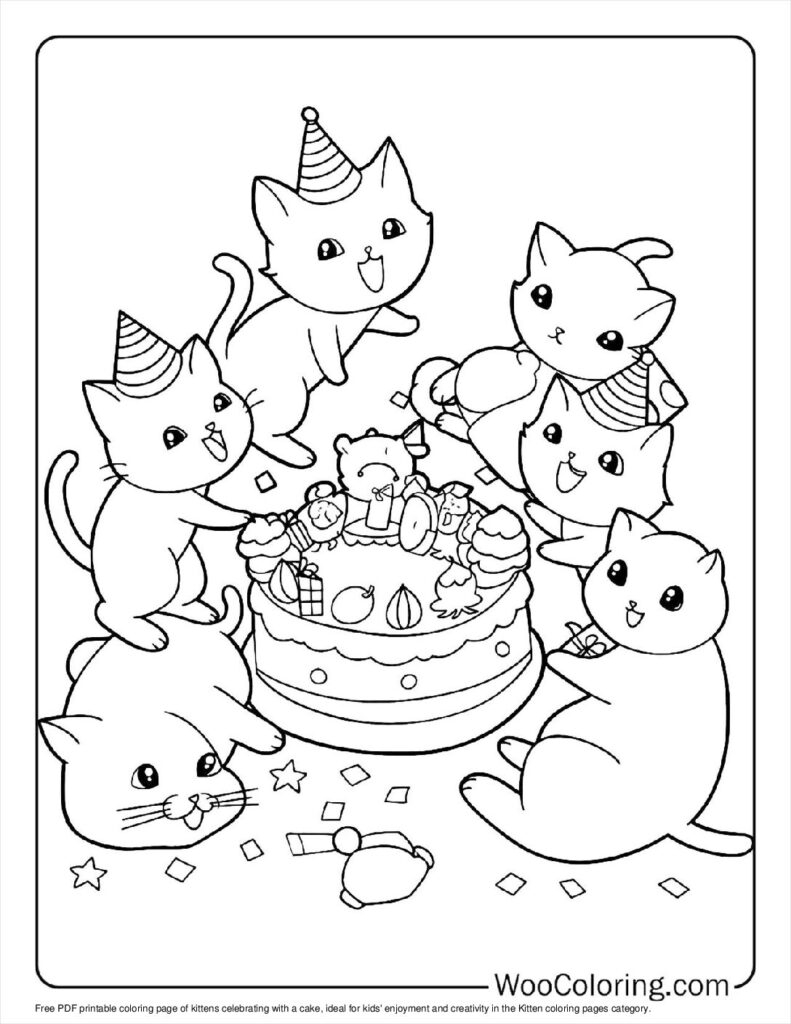 kitten coloring pages printable kitten coloring pages printable