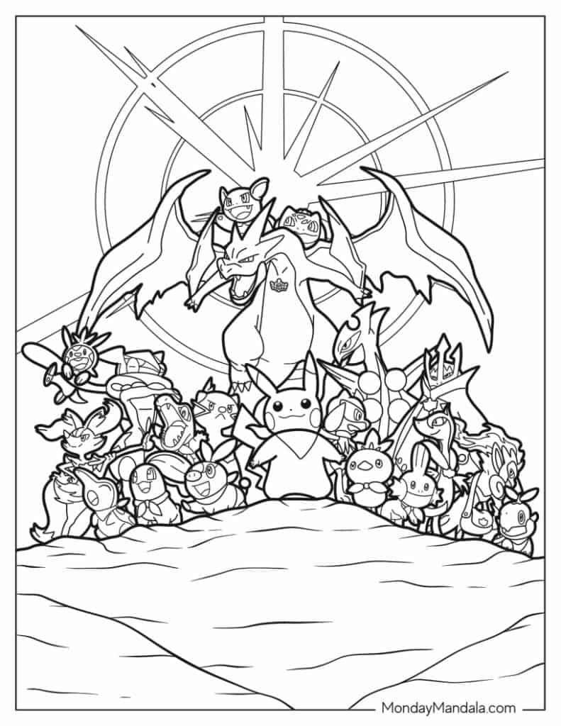 free printable coloring pages pokemon