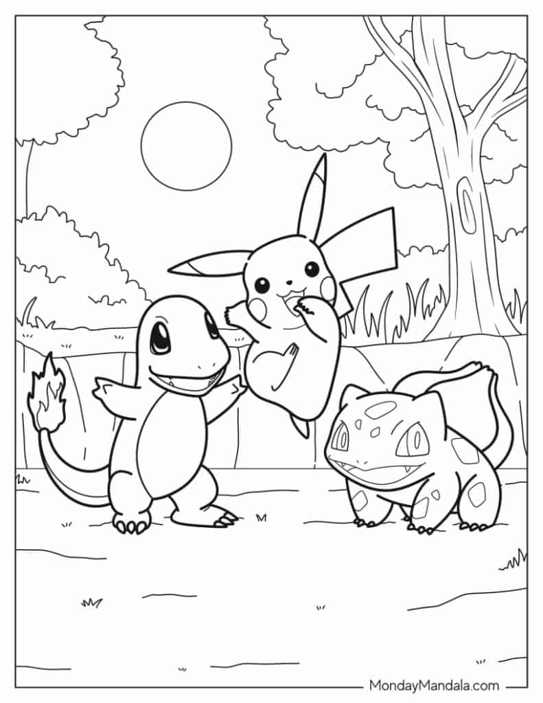 100 Pokemon Coloring Pages Free PDF Printables 