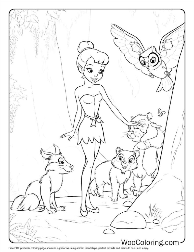 100 Tinker Bell Coloring Pages Free PDF To Print Woo Coloring