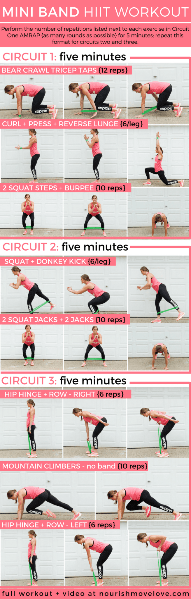 printable resistance band exercises