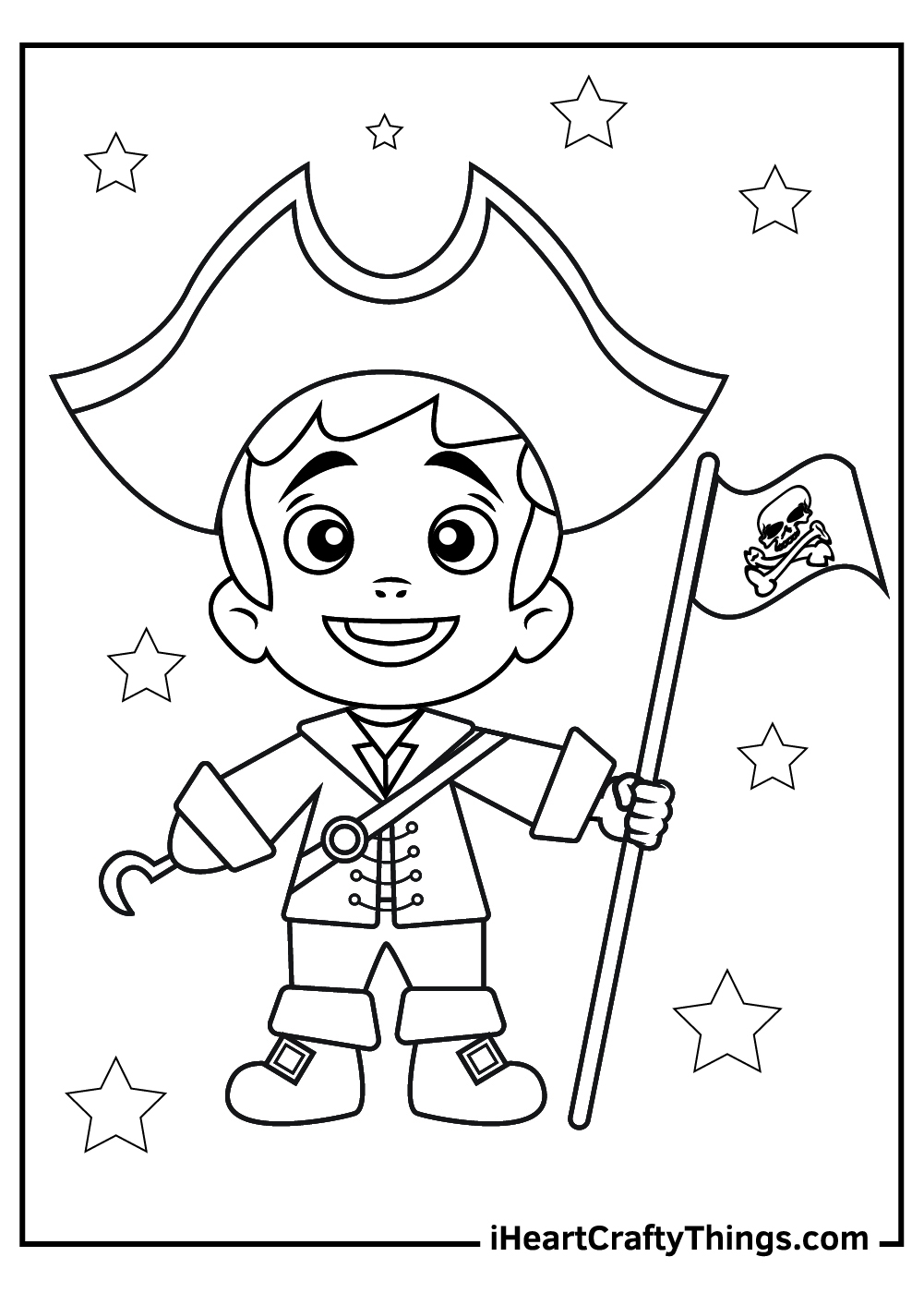 pirate printable coloring pages