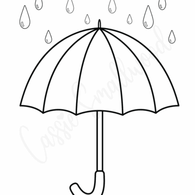 15 Unique Umbrella Templates Free Printables Cassie Smallwood