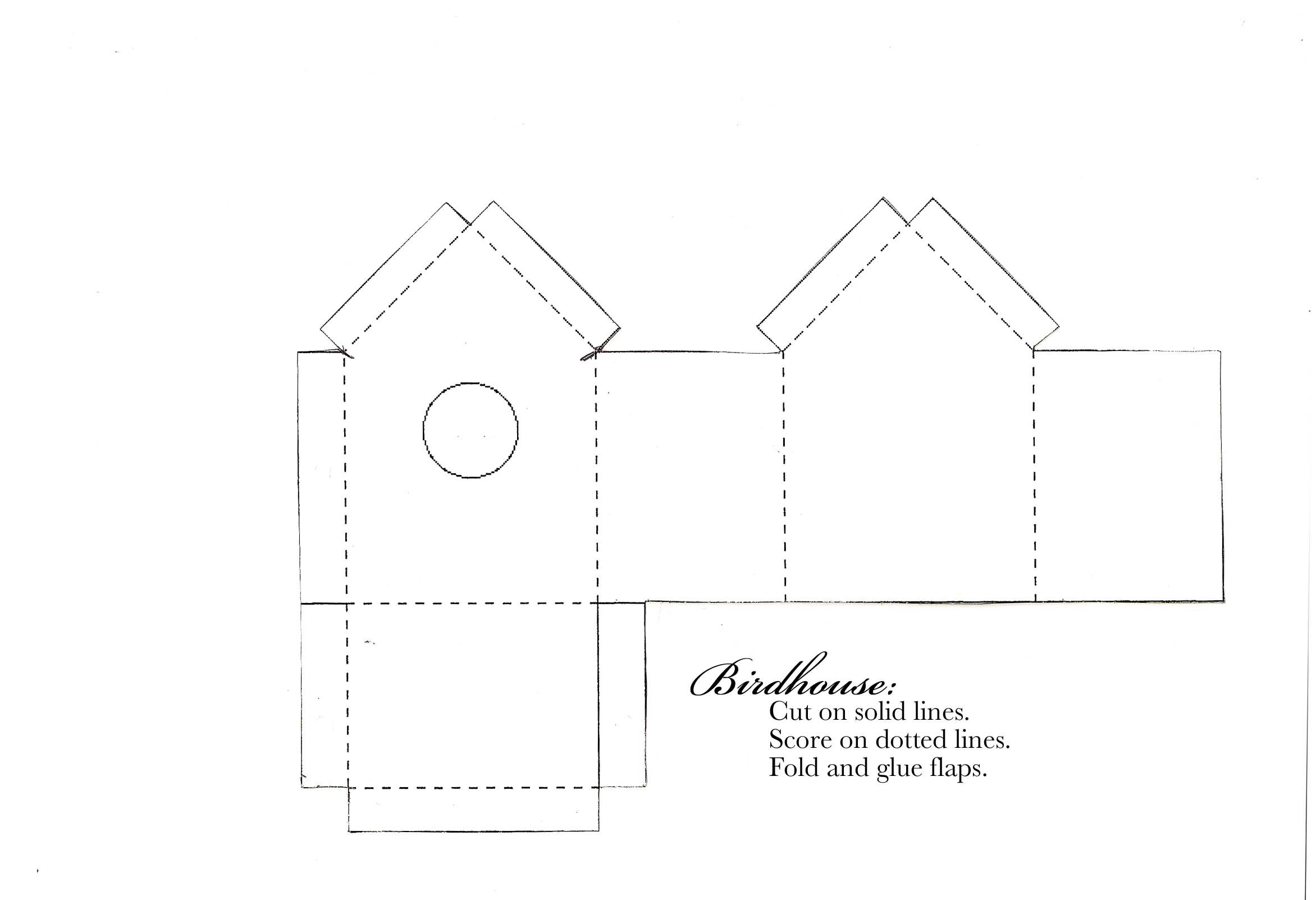printable house template