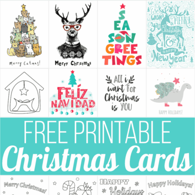 160 Free Printable Christmas Cards For 2025