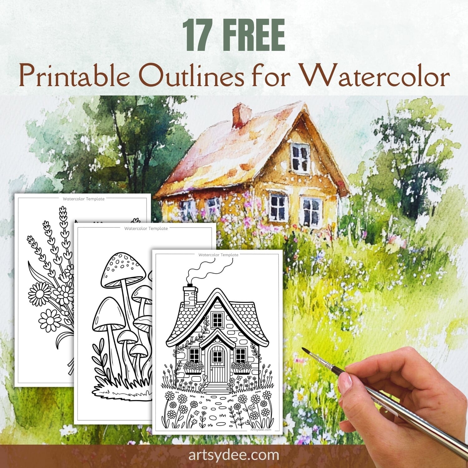 free printable watercolor templates free printable watercolor templates
