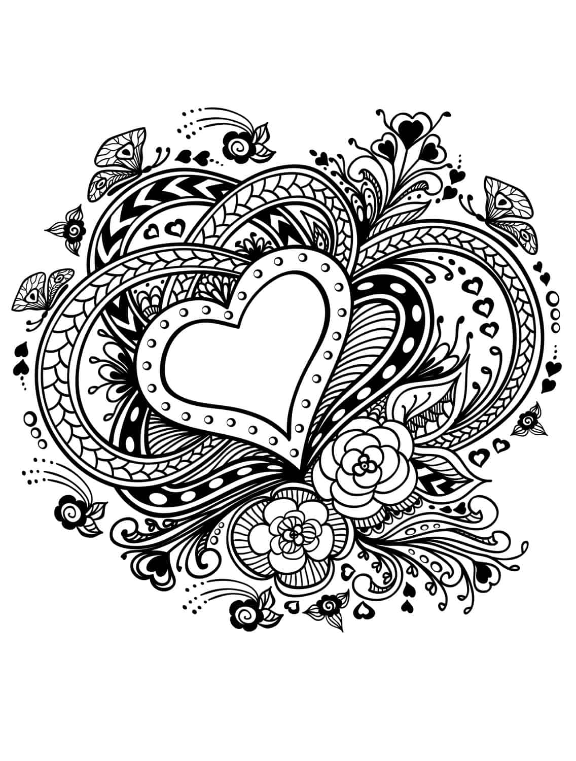 coloring pages printable for adults