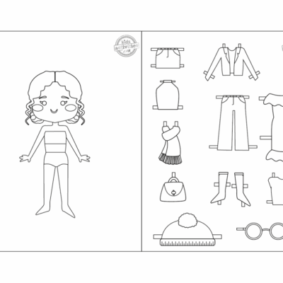 20 Pages Of Paper Dolls To Print Color Cut Play Kids Activities Blog