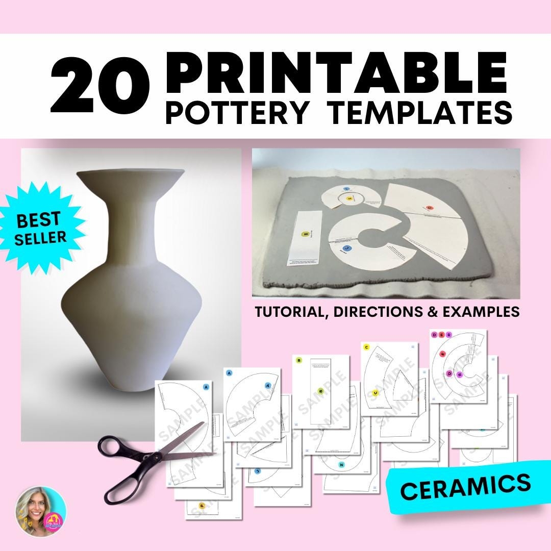 printable slab pottery templates printable slab pottery templates