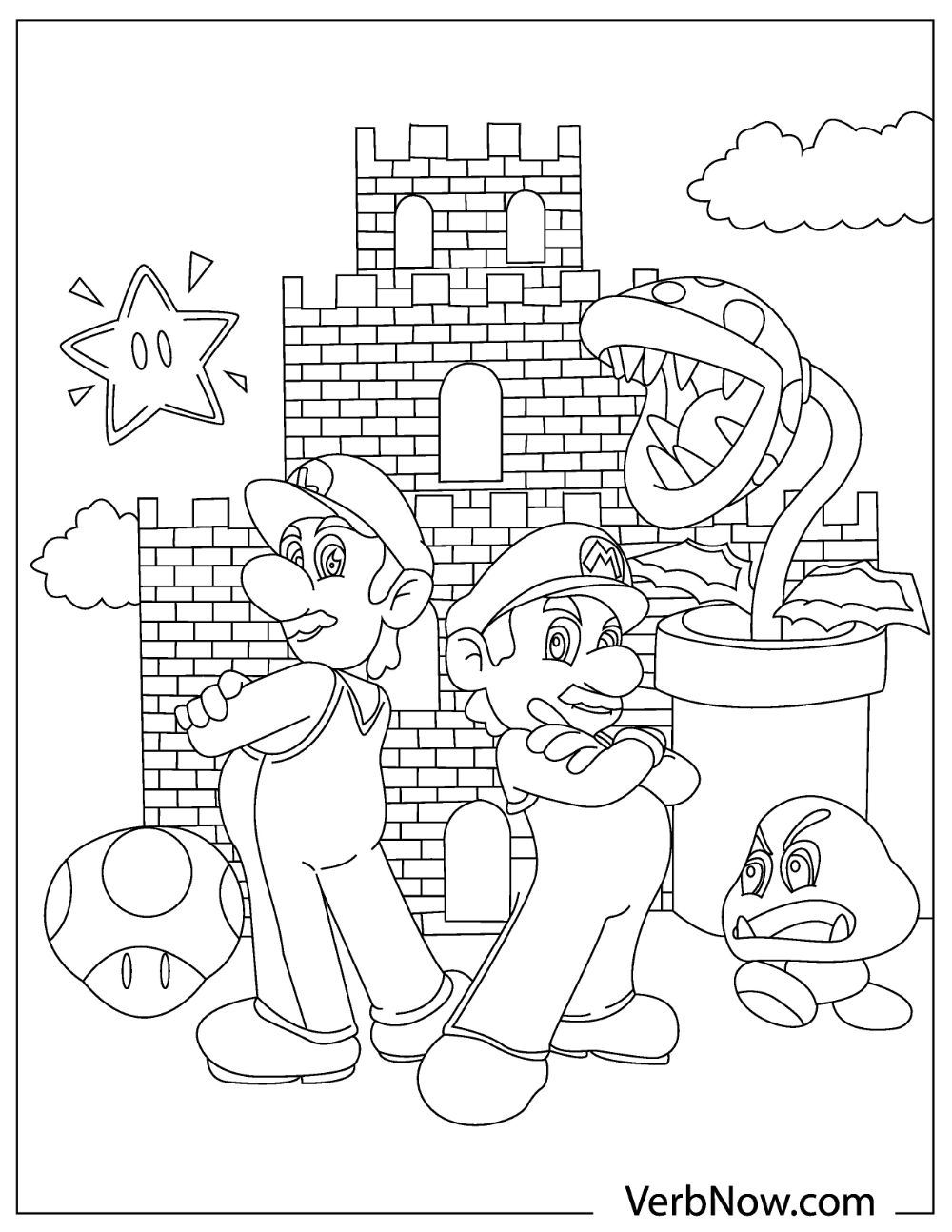 printable coloring pages mario printable coloring pages mario
