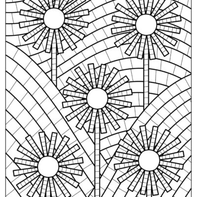 22 Mosaic Coloring Pages Free PDF Printables