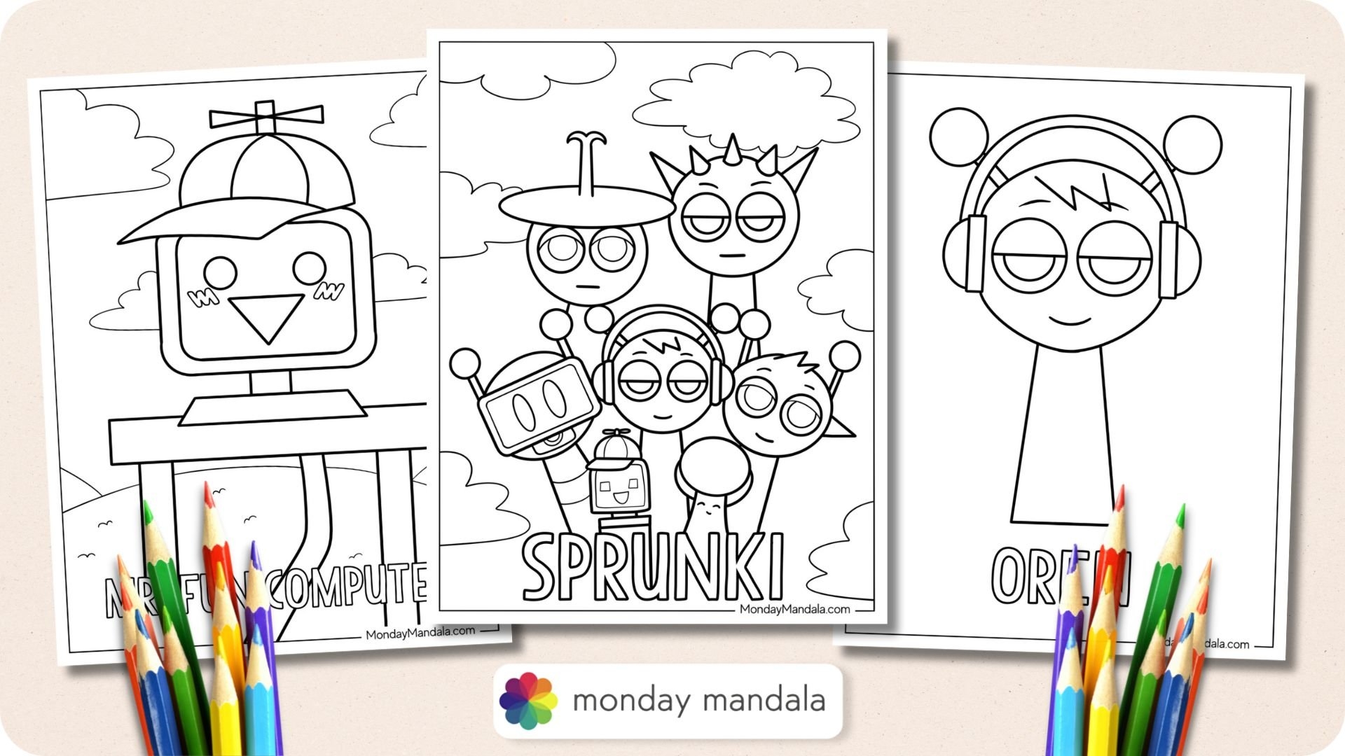 22 Sprunki Coloring Pages Free PDF Printables 22 Sprunki Coloring Pages Free PDF Printables
