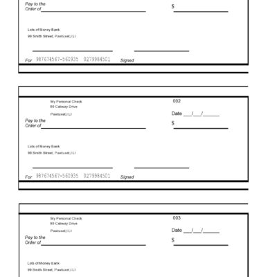 23 Blank Check Templates Real Fake TemplateLab