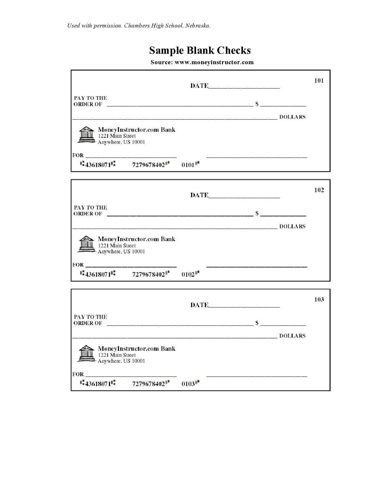 23 Blank Check Templates Real Fake TemplateLab 23 Blank Check Templates Real Fake TemplateLab