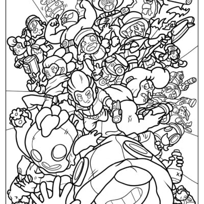25 Brawl Stars Coloring Pages Free PDF Printables