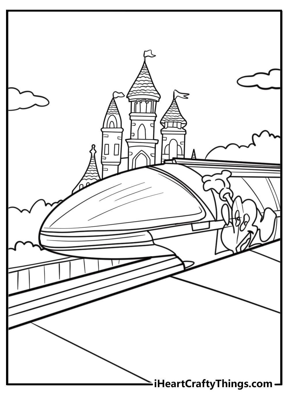25 Free Disneyland Coloring Pages For Kids