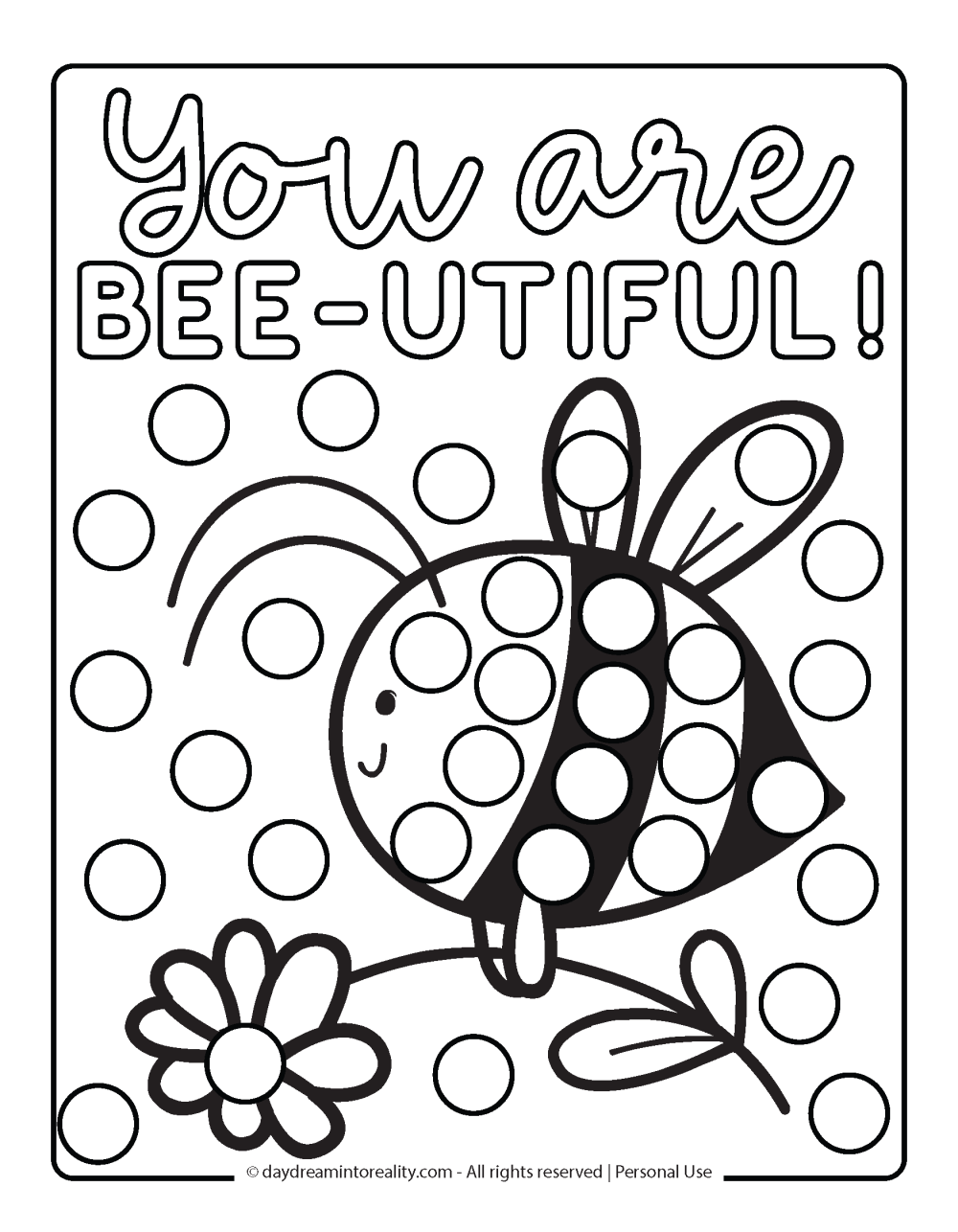 25 Free Valentine s Day Dot Marker PDF Pages Daydream Into Reality