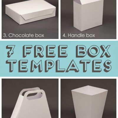 25 Plus Awesome Free Paper Box And Bag Templates EPC Crafts