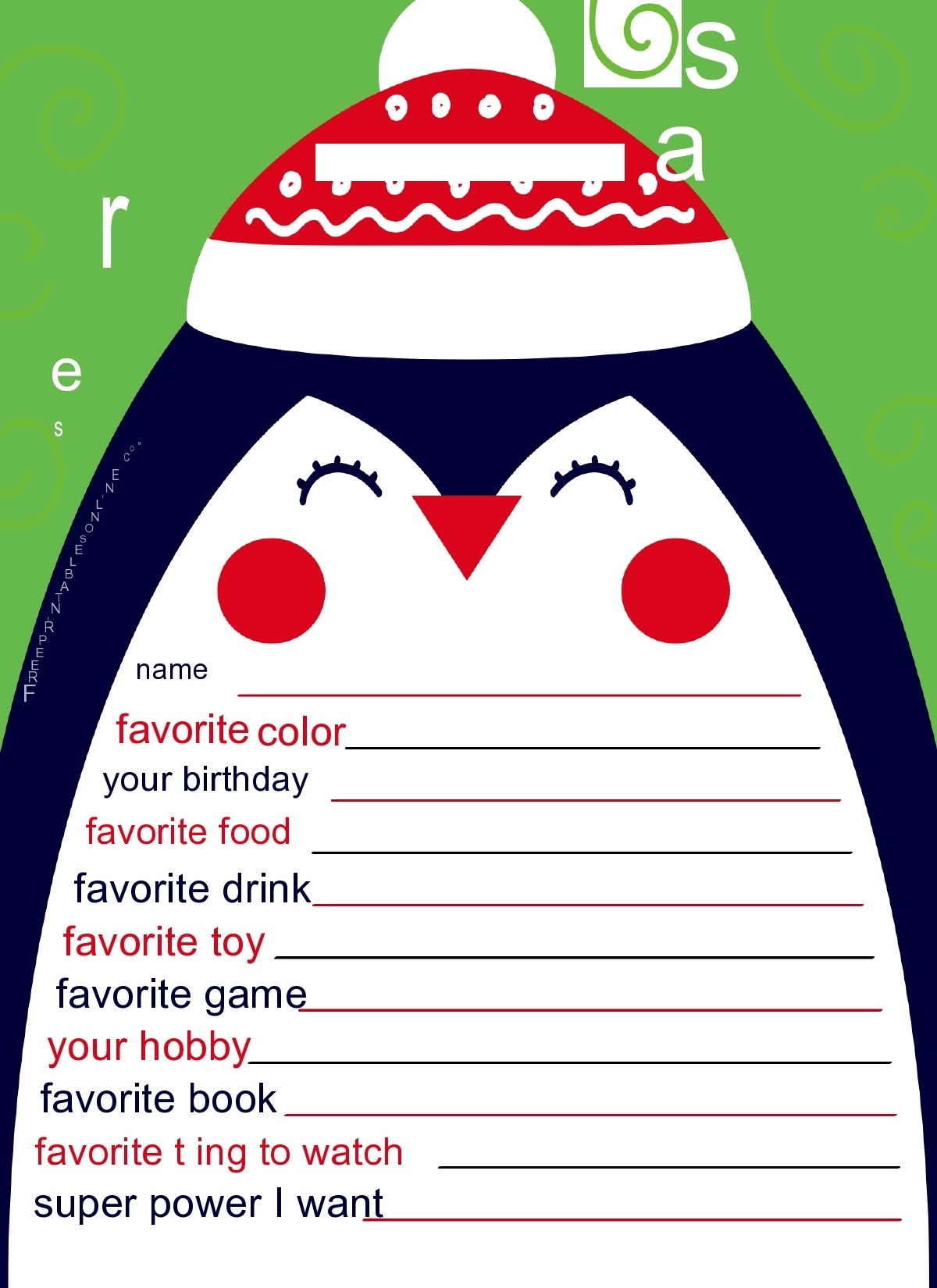 free printable secret santa template free printable secret santa template