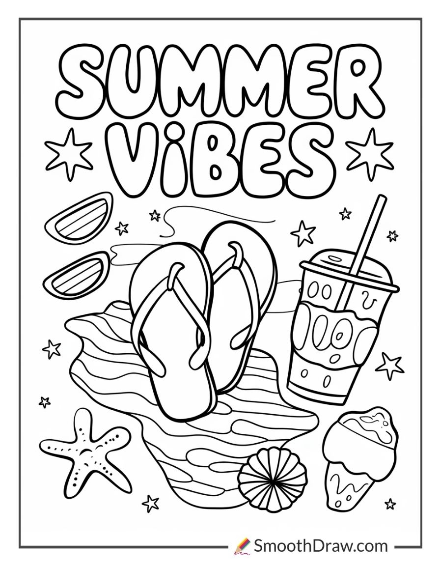 coloring pages printable summer coloring pages printable summer