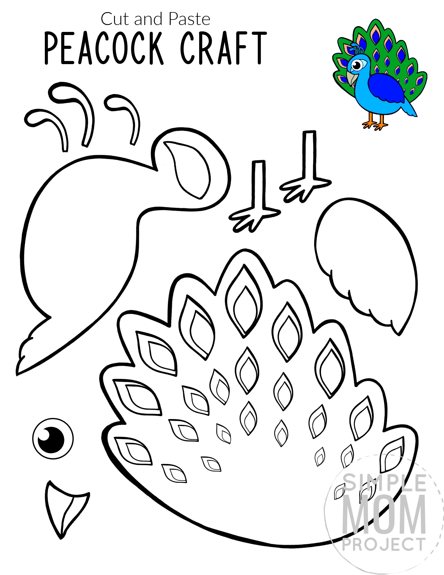 30 Bird Cut And Paste Craft Templates Black White And Full Colored Simple Mom Project Store 30 Bird Cut And Paste Craft Templates Black White And Full Colored Simple Mom Project Store