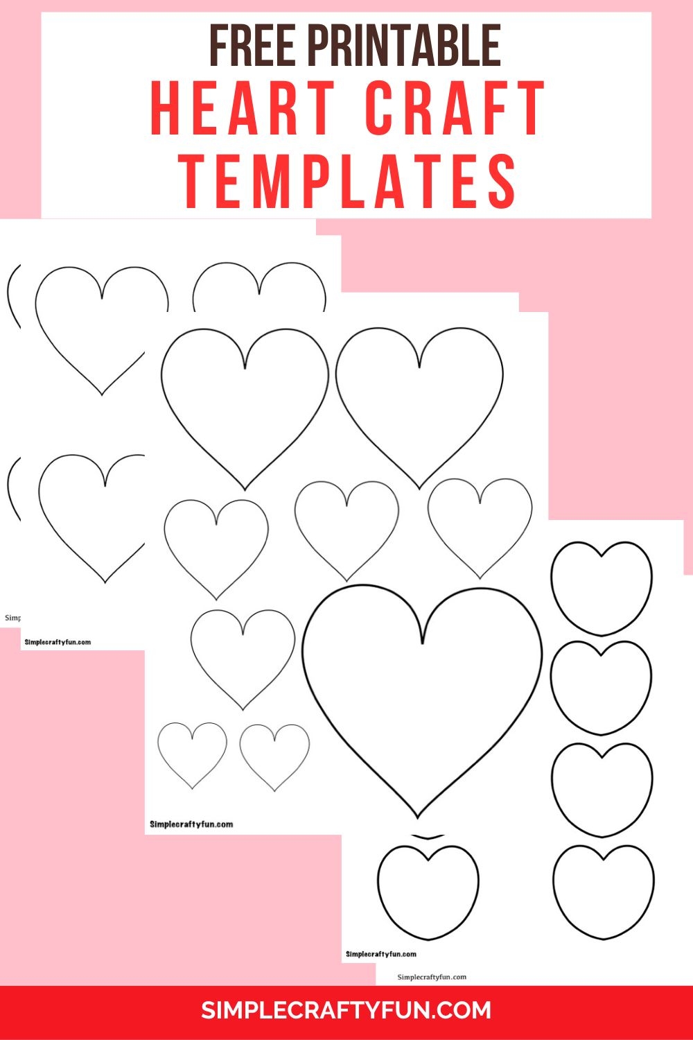 free printable heart template free printable heart template
