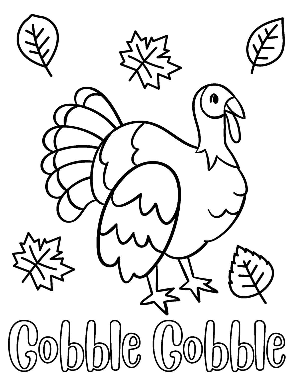thanksgiving printable coloring pages