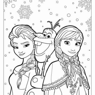 30 Frozen Coloring Pages Free PDF Printables