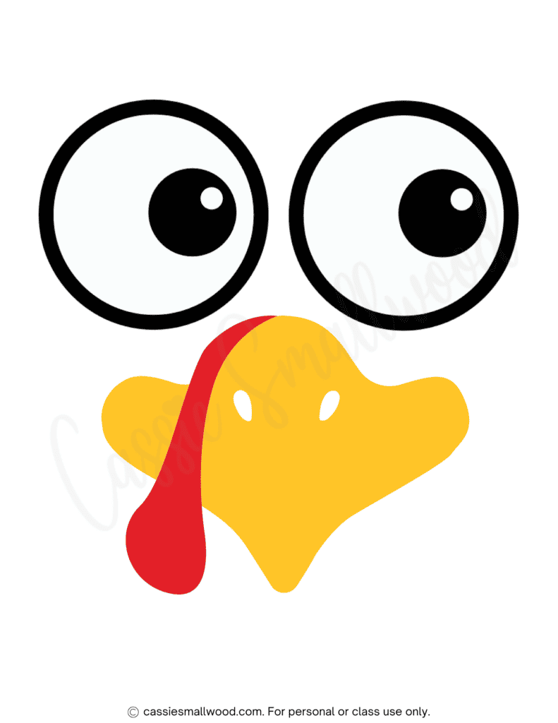 large printable turkey template