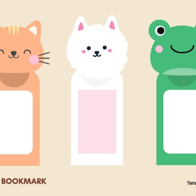 31 Free Printable Bookmark Templates Word PDF
