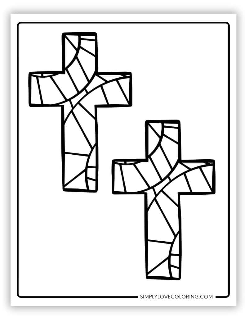 cross template printable