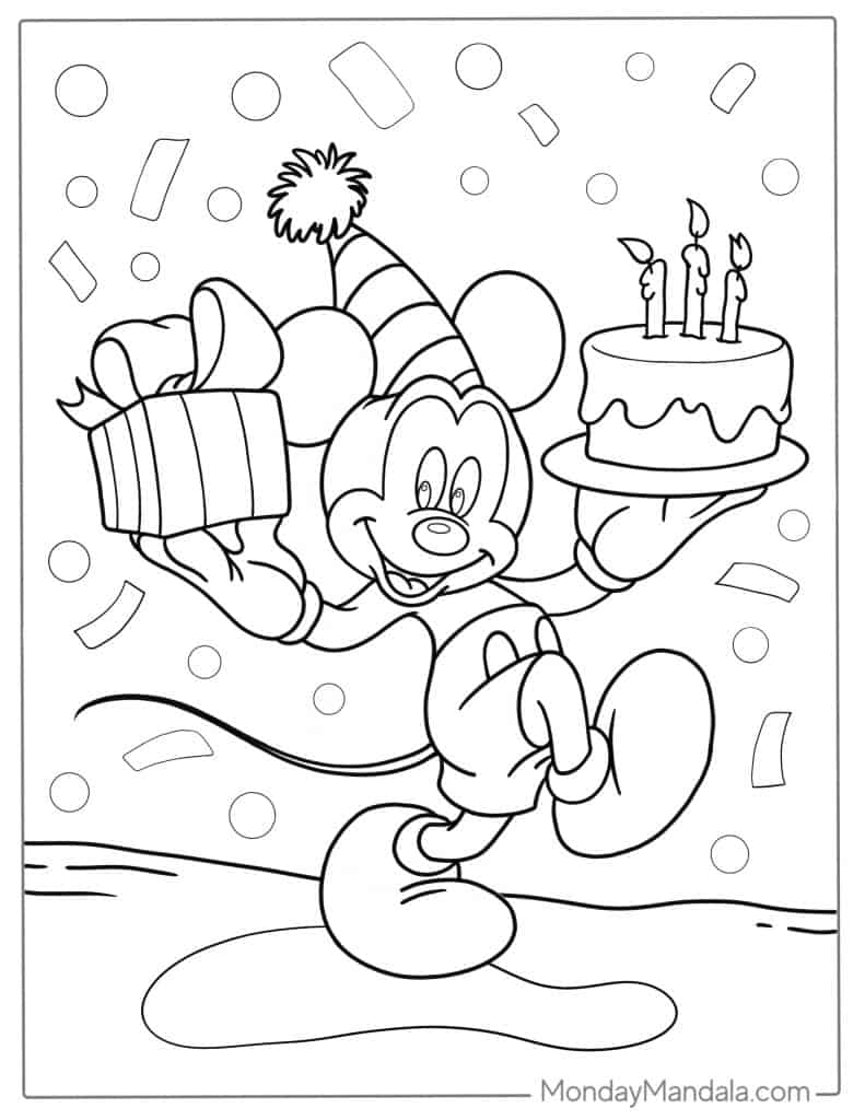 mickey mouse coloring sheets printable