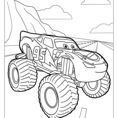 32 Monster Truck Coloring Pages Free PDF Printables