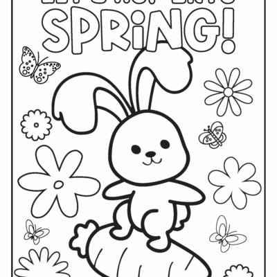35 Spring Coloring Pages Free PDF Printables Daydream Into Reality