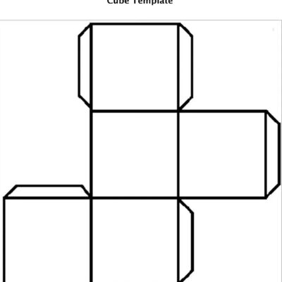 3D Cube A4 Template Card Print 3D Shapes Gift Box Kids Colouring Shapes Cut Out DIY Party Supplies Jpg Template Download Arts And Crafts Etsy