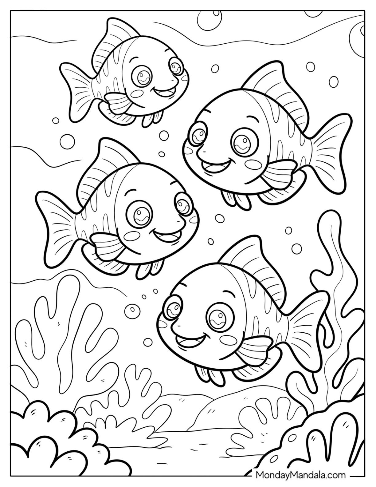 40 Fish Coloring Pages Free PDF Printables 40 Fish Coloring Pages Free PDF Printables