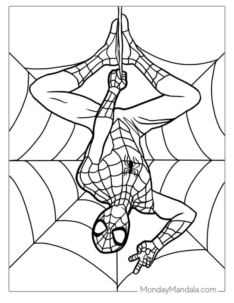 spiderman printable coloring pages spiderman printable coloring pages