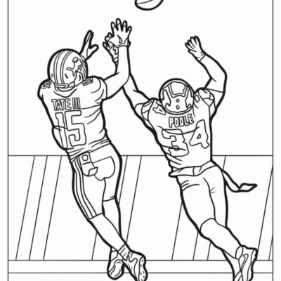 42 Football Coloring Pages Free PDF Printables