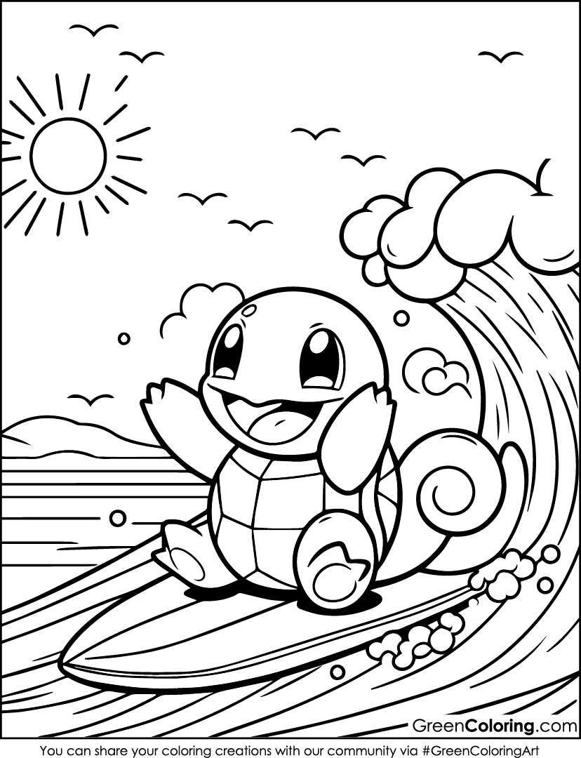 pokemon coloring pages free printable