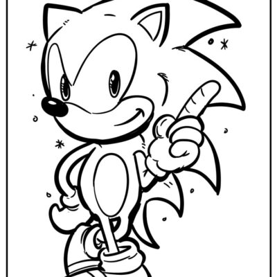 45 Sonic Coloring Pages 100 Free Printable PDF Sheets