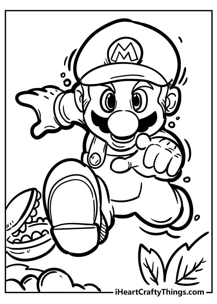 45 Super Mario Coloring Pages 100 Free Printables 