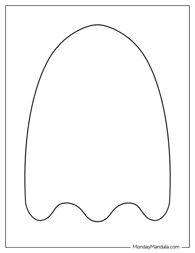 ghost template printable