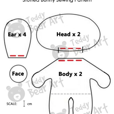 5 Easy Stuffed Animal Sewing Patterns With Free Templates Teddy Bear Art