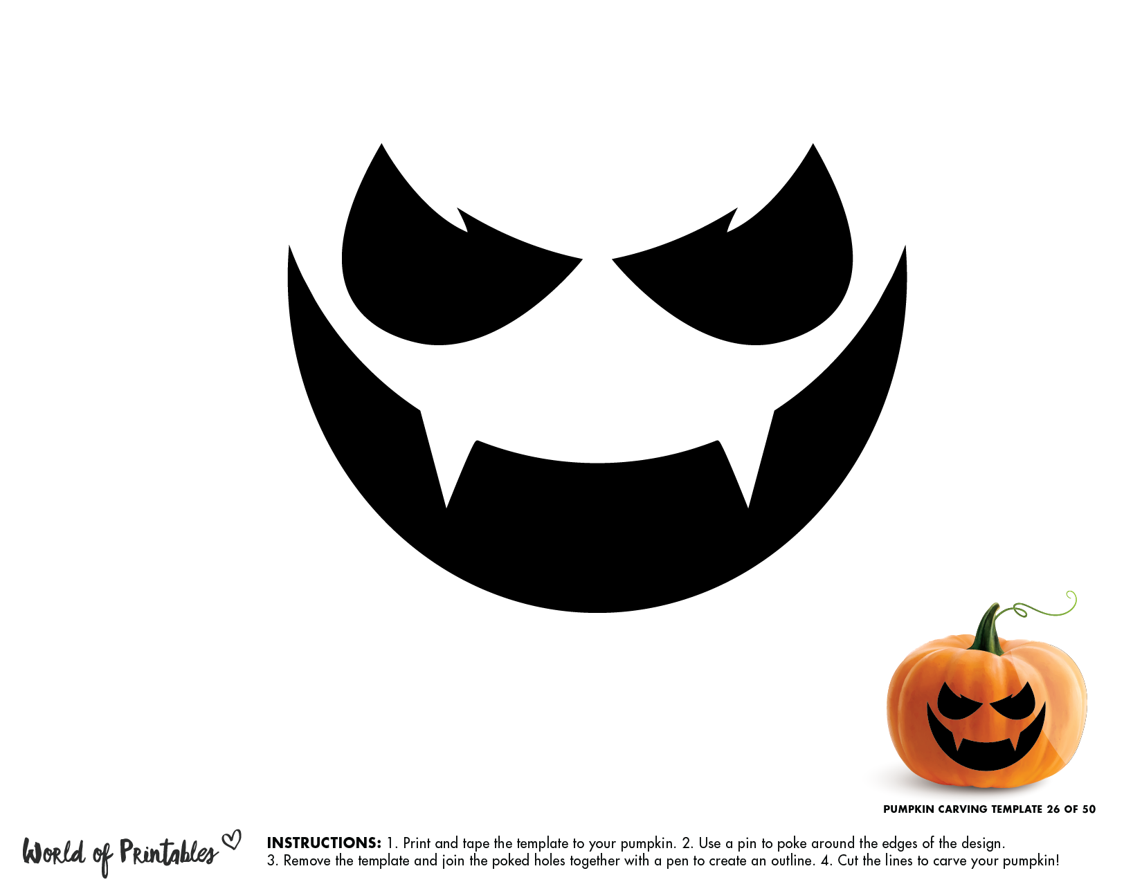 easy pumpkin carving templates printable